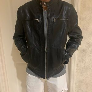 Dsquared2 Moto Leather Jacket